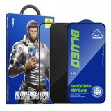 Folie de protectie Ecran Blueo Anti-Broken pentru Apple iPhone 15 Pro Max, Sticla Securizata, Full Glue, Neagra