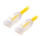 Patch Cord Galben U/UTP Cat6a 0.5m LSZH 28AWG