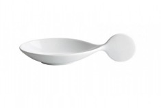 Set 12x Lingura monoportii din portelan Ramses 10x4x3 cm