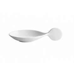 Set 12x Lingura monoportii din portelan Ramses 10x4x3 cm