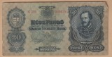 (5) BANCNOTA UNGARIA - 20 PENGO 1930 (2 IANUARIE 1930), PORTRET LAJOS KOSSUTH