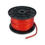 Cablu de alimentare 4 Gauge 21.1mm&sup2; rosu transparent
