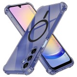 Husa Samsung Galaxy A25 5G Asteroid GSM Shockproof Clear Silicone MagSafe, fumuriu