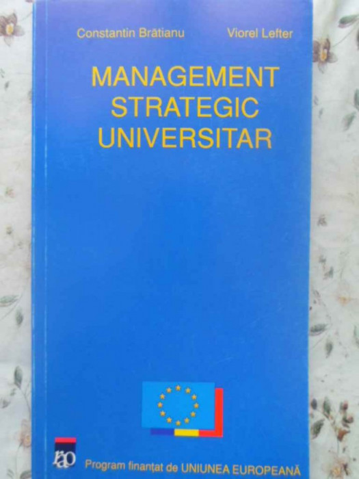 MANAGEMENT STRATEGIC UNIVERSITAR-C. BRATIANU, V. LEFTER