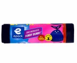 Cumpara ieftin Saci menajeri Epack, Funny Bunny, 120 L, 10 buc rola, Mov