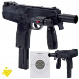 Pistol/Pușcă replică MP9 ASG, bile 6 mm, manual, laser, ABS, 25 cm
