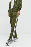 Unfair Athletics pantaloni de trening barbati, culoarea verde, cu imprimeu