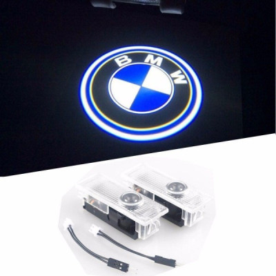 Set 2 Proiector Logo Pentru BMW pentru portiere foto
