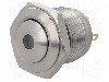 Intrerupator anti-vandalism, OFF-(ON), &Oslash;16mm, ONPOW - GQ16B-10D/J/B/24V/S