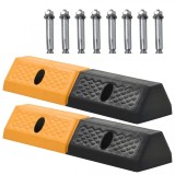 Cumpara ieftin Limitatoare parcare, 2 buc., 49x15x9 cm, cauciuc