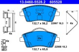 ATE 13.0460-5528.2 set placute frana,frana disc