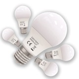 Set 5 Becuri LED E27 9W (75W) A55 6500K 720Lm Lumina Rece 220V Delight