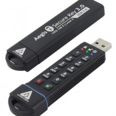 Stick USB Apricorn Aegis Secure Key 3.0, 16GB, USB 3.0 (Negru)