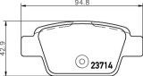 Placute frana Alfa Romeo Mito (955); Fiat Bravo 2 (198), Multipla (186), Stilo (192); Lancia Delta 3 (844) SRLine parte montare : Punte spate