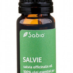 Ulei esential pur de salvie (salvia officinalis), 10ml, Sabio