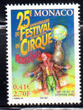 MONACO 2000, Festival, Circ, serie neuzata, MNH, Nestampilat