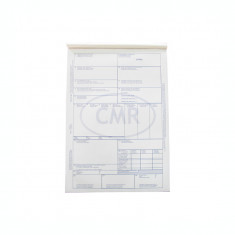 Scrisoare de transport CMR international, format A4, orientare portret, 125 file