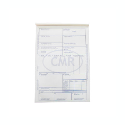 Scrisoare de transport CMR international, format A4, orientare portret, 125 file foto