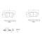 Placute frana Audi A4 B9 (8w2 8wc) 05.15-, A4 B9 Avant (8w5 8wd) 08.15-, A5 (F53 F5p) 06.16-, A5 Convertible (F57 F5e) 11.16-, A5 Sportback (F5a F5f)