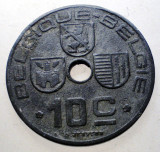 7.304 BELGIA WWII 10 CENTIMES 1942, Europa, Zinc