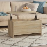 Cumpara ieftin Măsuță de cafea stejar sonoma, 102x55,5x52,5 cm, lemn prelucrat
