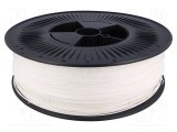 Filament PET-G 1,75mm alb 5kg DEVIL DESIGN 220-250&deg;C