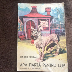 apa fiarta pentru lup hajdu zoltan carte ilustrata Editura Ion Creanga 1975 RSR
