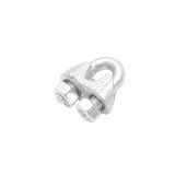 Brida zincata DIN 741-05 pentru fixarea cablurilor de otel