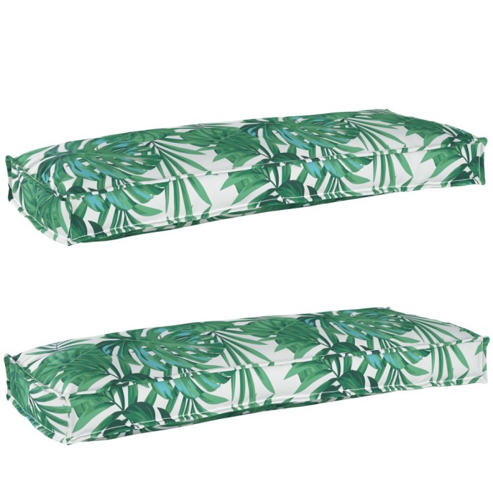vidaXL Set de perne pentru palet 2 pcs model frunze 100 x 40 x 8 cm 42001696