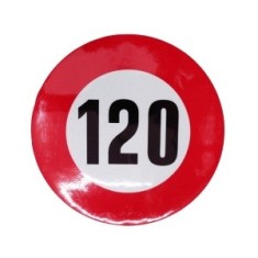 Autocolant Reflectorizant Limită Viteză 120 km/h &ndash; &Oslash;12 cm