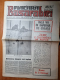 ziarul flacara basarabiei ianuarie 1991-ziar bucuresti - chisinau