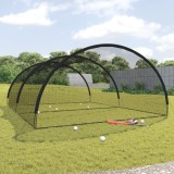 Cumpara ieftin Țarc plasă de lovituri baseball negru 500x400x250 cm poliester
