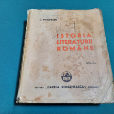 ISTORIA LITERATURII ROMÂNE /D. MURĂRAȘU/ ED. A II-A/ 1941
