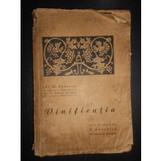 Alexandru D. Ionescu - Vinificatia (editie veche usor uzata, 2500 de exemplare)