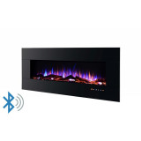 Semineu electric de perete/incorporabil Advance, Art Flame, Bluetooth, Timer, Telecomanda