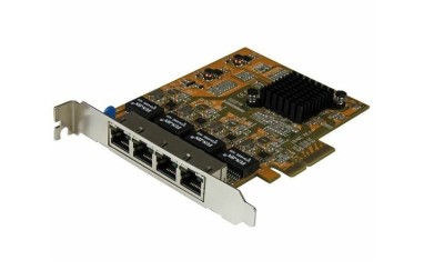 Placa de retea Startech ST1000SPEX43 4x RJ45 Ethernet foto