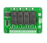 Placa de expansiune, terminal cu surub, MIKROELEKTRONIKA, RELAY4 BOARD, T105918