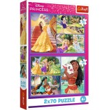 PUZZLE TREFL 2X70 DISNEY PRINCESS VIATA PRINTESELOR DISNEY SuperHeroes ToysZone