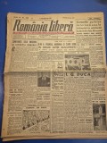 ziarul romania libera - 30 decembrie 1945 - articol i.g. duca , cazinoul din siania,petru groza