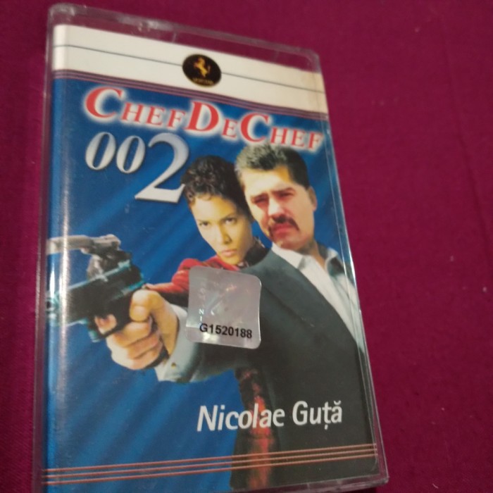 CASETA AUDIO CHEF DE CHEF 002 NICOLAE GUTA ORIGINALA MANELE