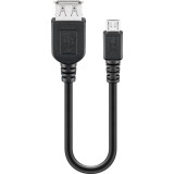 Cablu adaptor USB A mama la micro USB tata Goobay