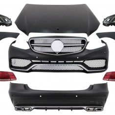 Kit Exterior compatibil cu Mercedes E-Class W212 (2009-2012) Conversie la Facelift E63 Design