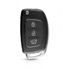 Carcasa cheie Topautochei&reg; pentru Hyundai HB20 SANTA FE IX35 IX45 Accent I40 Solaris 3 butoane