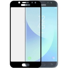 Folie sticla pentru Samsung Galaxy J7 (2017), Case Friendly, 3D, Black