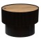 Masuta cafea Atmosphera Enola cu spatiu depozitare, MDF, 55x38 cm, negru