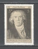 Austria.1970 200 ani nastere L.van Beethoven:Pictura-compozitor MA.801