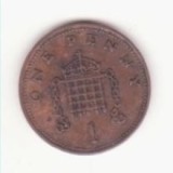 Marea Britanie 1 Penny - Elizabeth II 3rd portrait; non-magnetic.