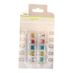 Sigurante auto M-TECH zinc mini PFS003 12V set 10 buc (5A-30A)
