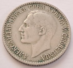 Iugoslavia, 1 Dinar 1925 , Rege Alexandru I