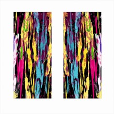 Set 2 stickere auto pentru st&Atilde;&cent;lpi u&Egrave;i, 50x22 cm, print hd ecosolvent, folie orajet autoadeziv&Auml;, exterior, negru